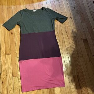 NWOT Lularoe Colorblock Julia Dress‎ Size Medium